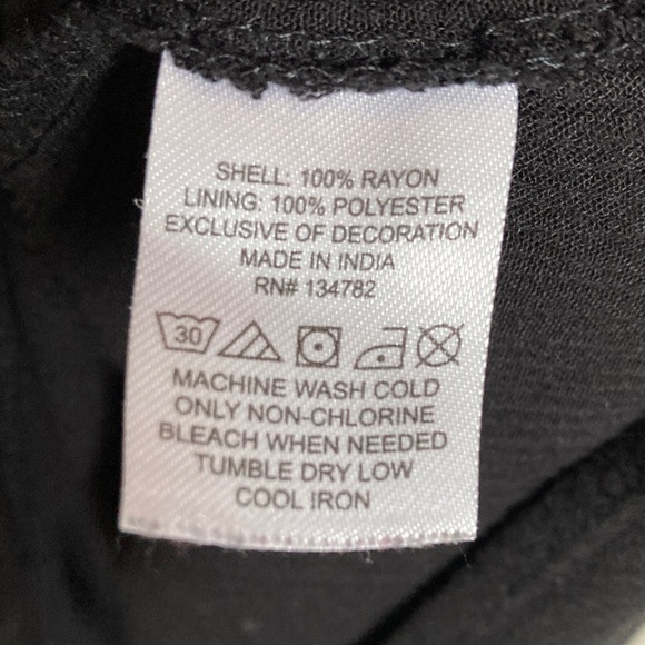 Blush Black Crochet Bodice Crinkle Gauze Midi Whimsigoth Dress sz S - Picture 9 of 9